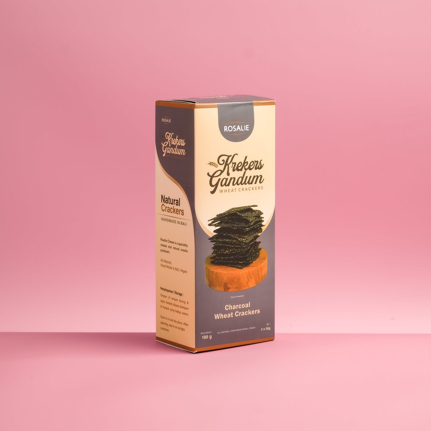 Charcoal Wheat Crackers