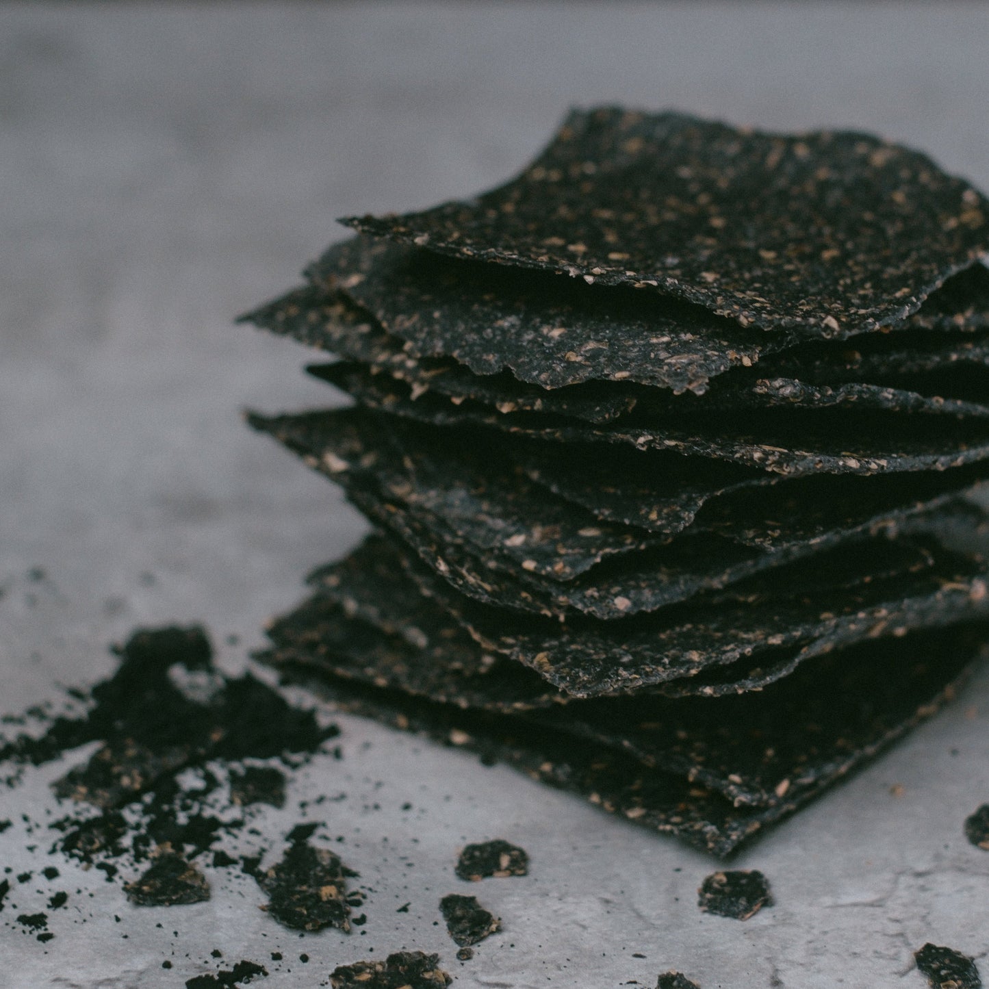 Charcoal Wheat Crackers