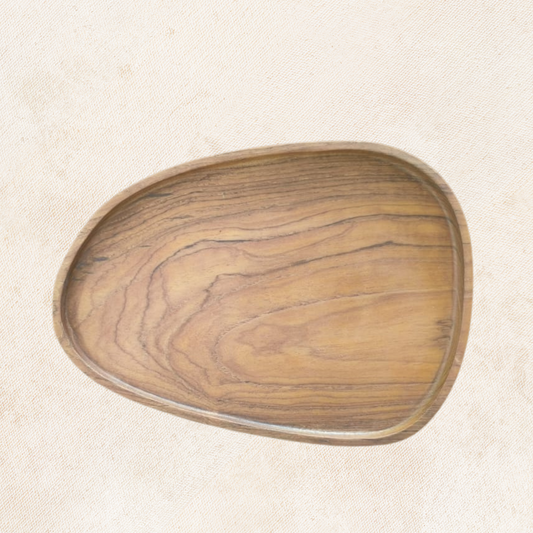 Teak Oval Cheese Plate